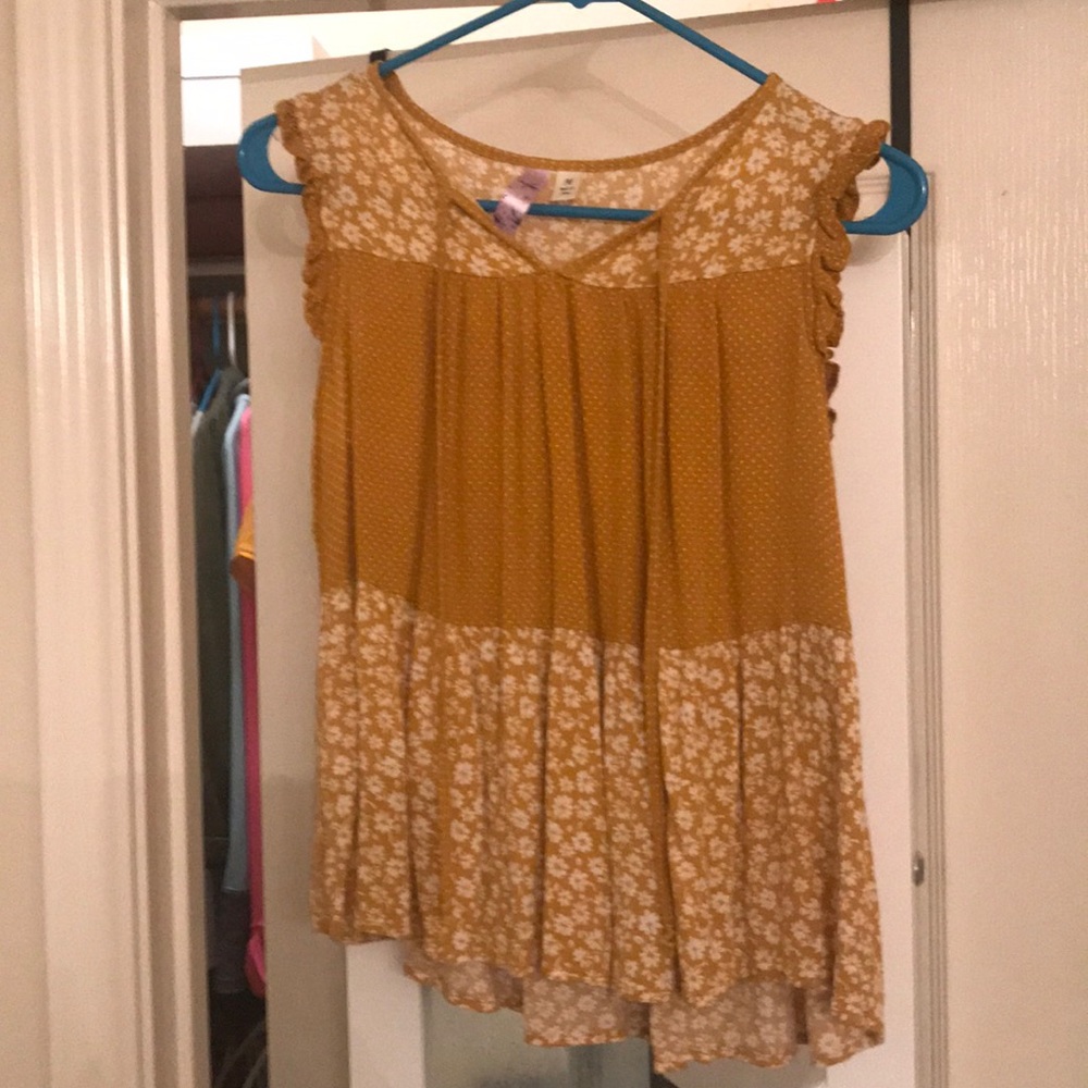 Mustard blouse
